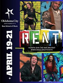 RENT show poster