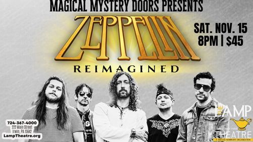 The Magical Mystery Doors presents 'Zeppelin Reimagined' show poster
