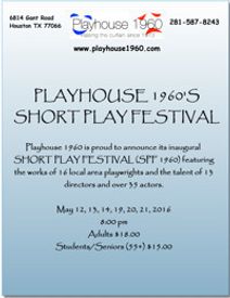 Playhouse 1960's Short Play Festival aka SPF 1960