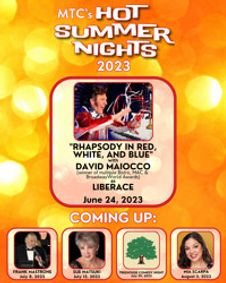 “Rhapsody in Red, White, and Blue” with David Maiocco show poster