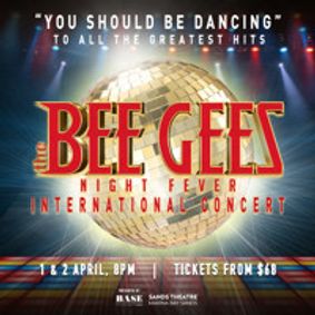 The Bee Gees Night Fever show poster