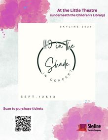 110 in the Shade show poster