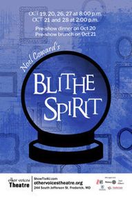Blithe Spirit show poster