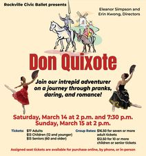 Rockville Civic Ballet presents Don Quixote