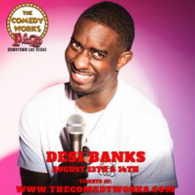 Desi Banks show poster