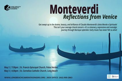 Monteverdi - Catalyst Chamber Ensemble show poster