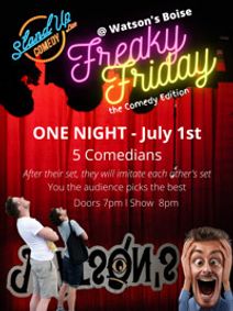 Freaky Friday Comedy Show show poster