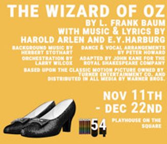 The Wizard of Oz show poster