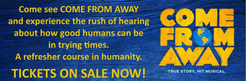 COME FROM AWAY show poster