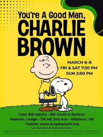 You're A Good Man Charlie Brown show poster