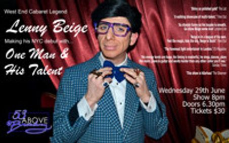 One Man & His Talent show poster