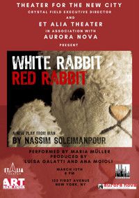 White Rabbit Red Rabbit show poster