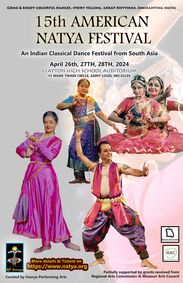 15th American Natya Festival show poster