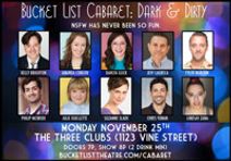 Bucket List Cabaret: Dark & Dirty