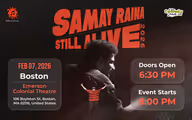 Samay Raina in Boston
