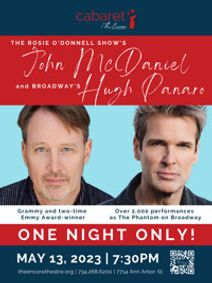 John McDaniel and Hugh Panaro show poster