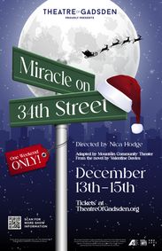 Miracle on 34th Street show poster