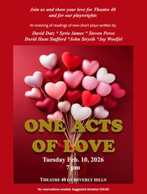 Theatre 40 show poster