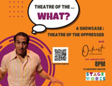 Theatre of the Oppressed Showcase show poster