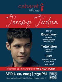 Jeremy Jordan show poster