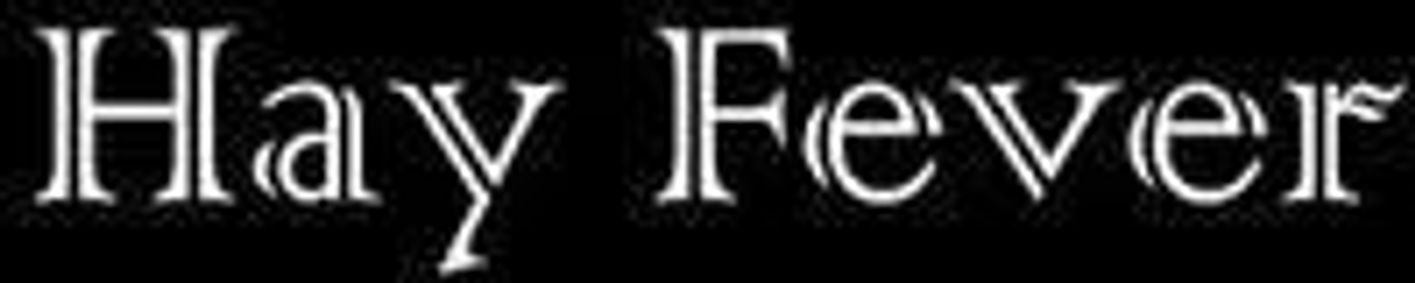 Hay Fever show poster