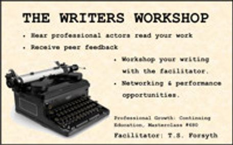 Writers Workshop show poster