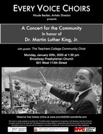 Community Concert in Honor of Dr. Martin Luther King, Jr.