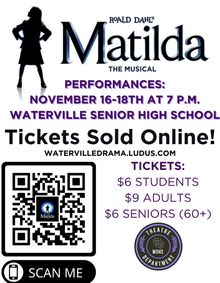 Matilda the Musical show poster