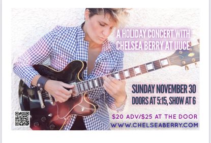 Chelsea Berry Holiday Concert show poster