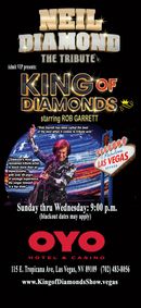 KING OF DIAMONDS starring Rob Garrett & the Pretty Amazing Band show poster