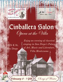 February Salon - Songs of Winter show poster