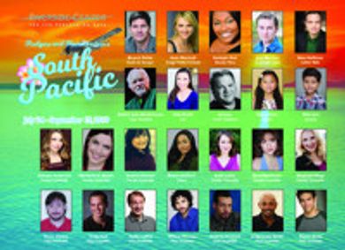 South Pacific show poster