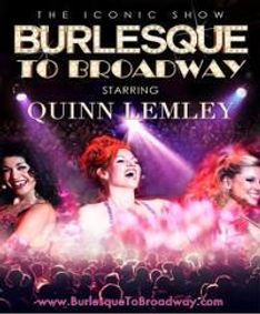 Burlesque To Broadway show poster