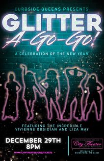 Curbside Queens and City Theater present: New Year's Eve 2023 Drag Show