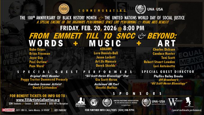 From Emmett Till To SNCC & Beyond: Words + Music + Art | 2026 Encore