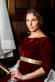 Chit Chat with Dolley Madison™ Sponsored by Burlington Council on Aging show poster