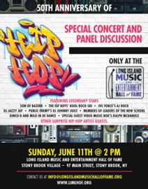 Long Island Music & Entertainment Hall of Fame to Celebrate Hip-Hop’s 50th Anniversary with  Hip-Hop Concert