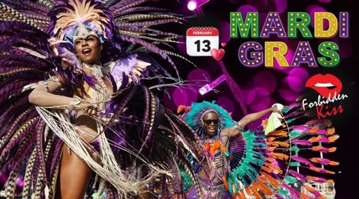 Forbidden Kiss LIVE - Mardi Gras show poster