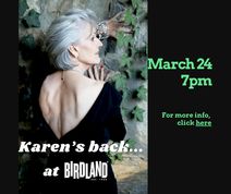 KAREN MASON in KAREN'S BACK..AT BIRDLAND!