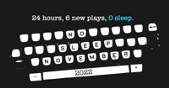 No Sleep November 2022 show poster