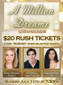 A Million Dreams: The Concert show poster