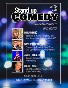 Stand Up Saturdays show poster