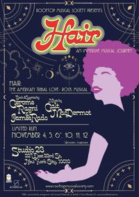 HAIR: The American Tribal Love-Rock Musical show poster