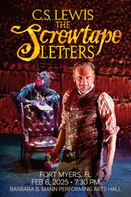 C.S. Lewis' The Screwtape Letters show poster