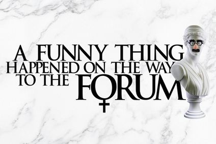 A FUNNY THING HAPPENED ON THE WAY TO THE FORUM show poster