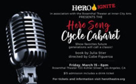 The Hero Song Cycle Cabaret show poster