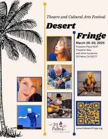 Desert Fringe Theatre and Cultural Arts Festival show poster