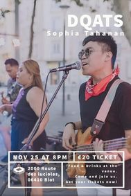 DQATS BAND show poster