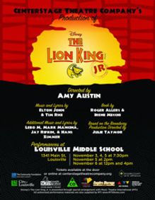 Disney's The Lion King, Jr. show poster