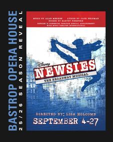 Disney’s Newsies show poster